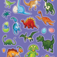 Dinosaur Activity Pack sticker sheet 2