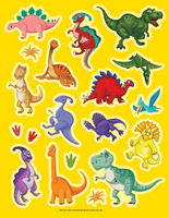 
              Dinosaur Activity Pack sticker sheet 3
            