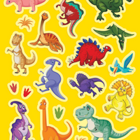 Dinosaur Activity Pack sticker sheet 3