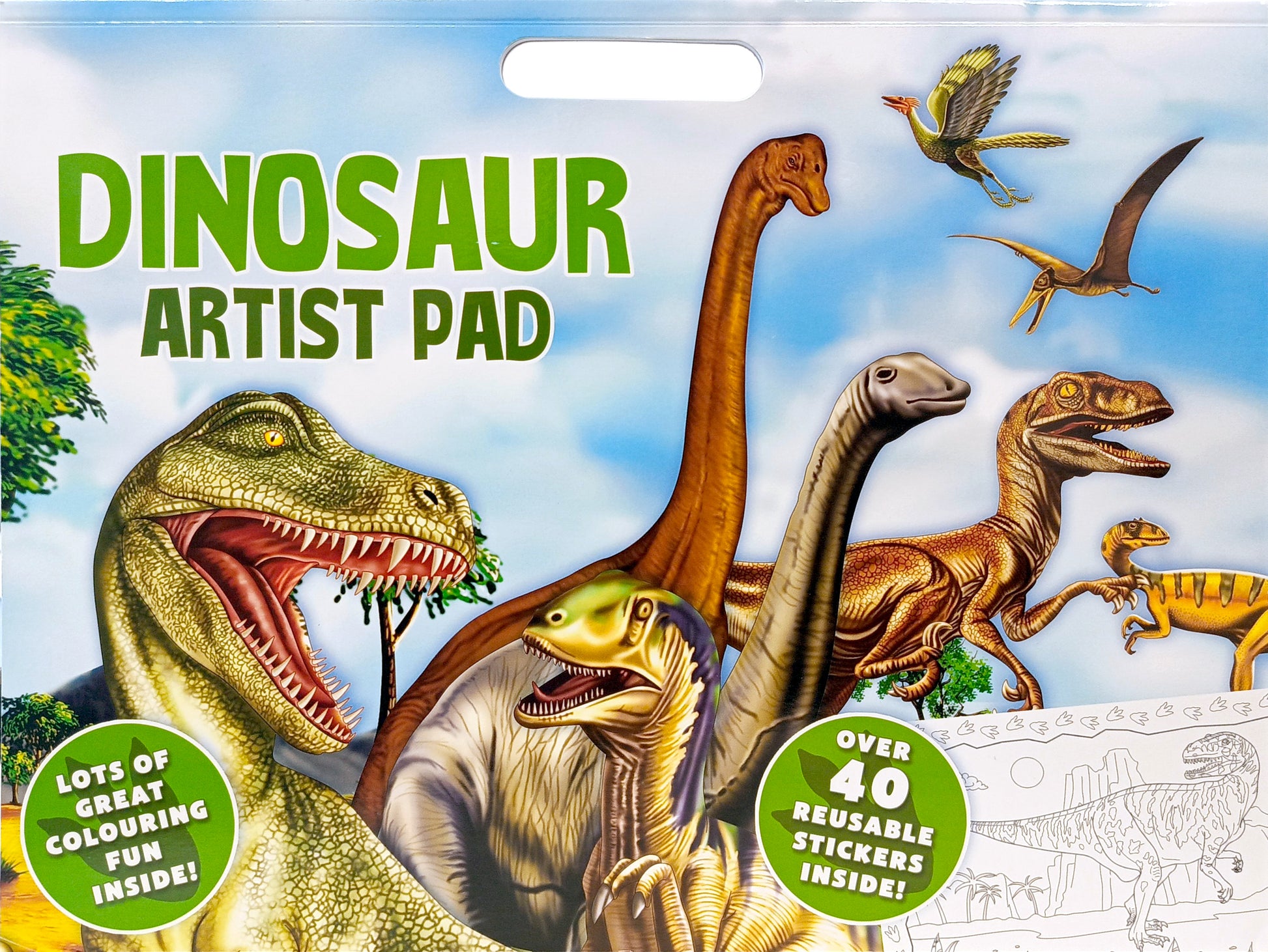 Dinosaur Artist Pad - Anilas UK
