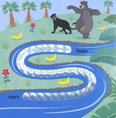 Inside view of Disney Animal Friends touch and feel book