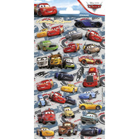Disney Cars Glitter Stickers Sheet 102 x 200mm with Lightning McQueen