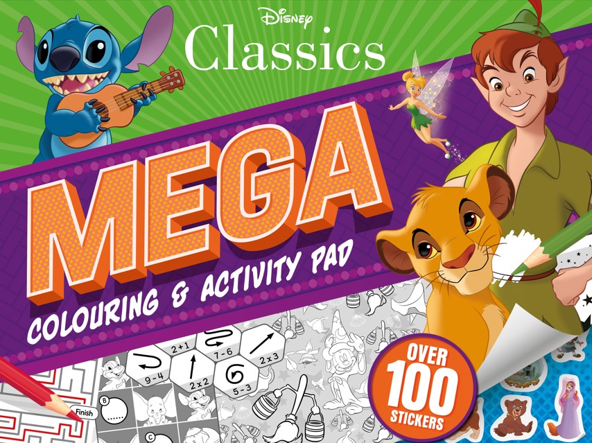 Disney Classics Mega Colouring & Activity Pad cover