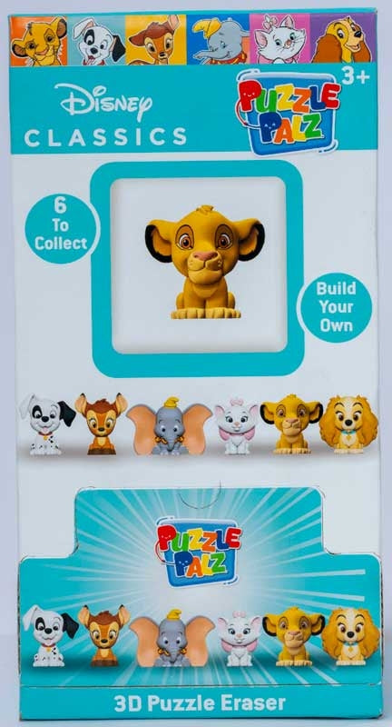 Disney Classics Puzzle Palz 3D Eraser Puzzle (6 to collect)