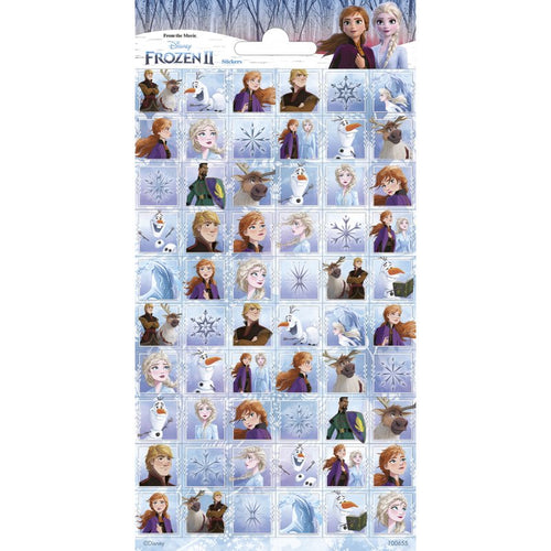  Disney Frozen Mini Stickers Sheet 102 x 200mm with Elsa and Anna