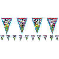 
              Mickey Mouse Rock the House Birthday Party Bunting Banner - Anilas UK
            