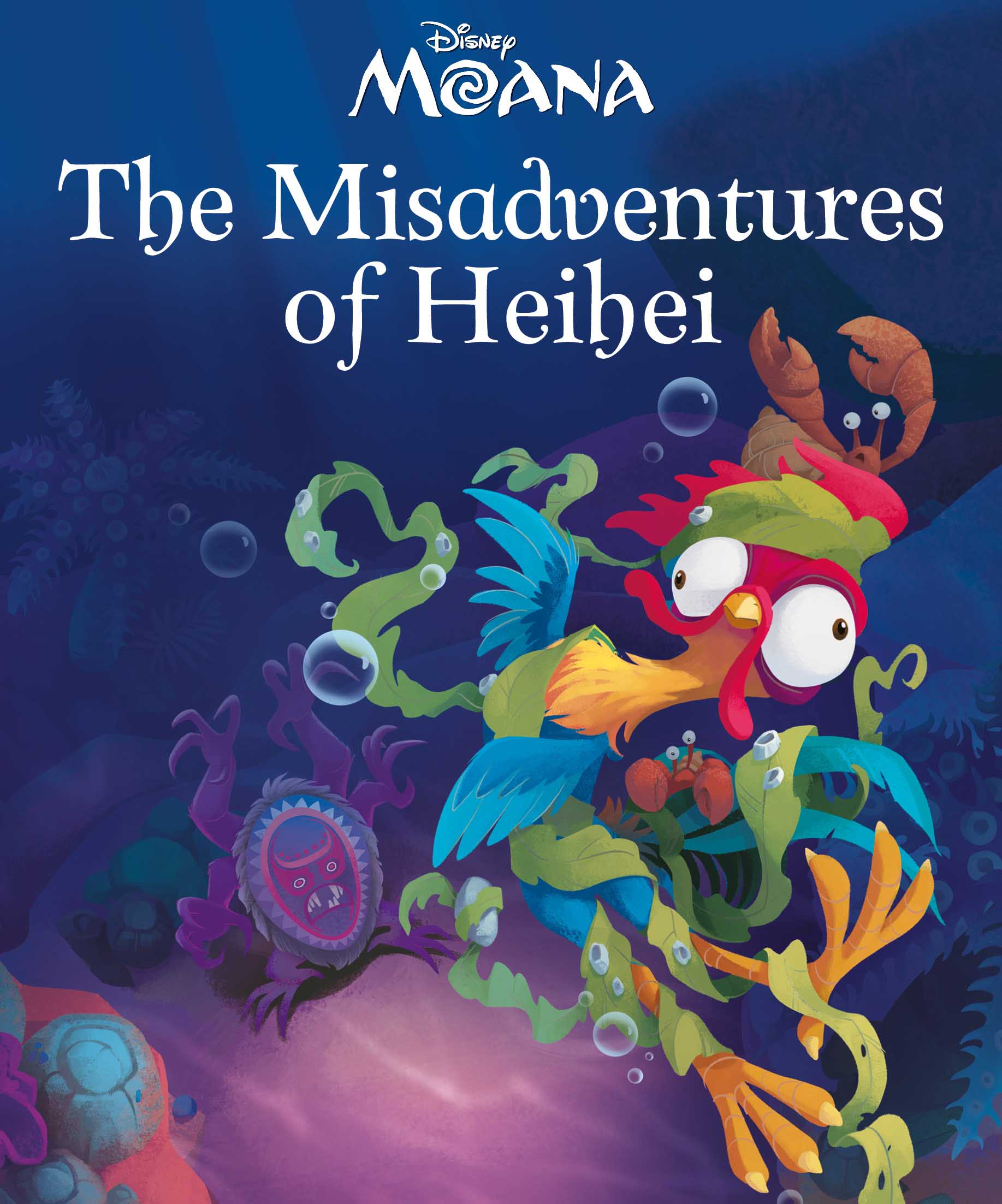 Disney Moana: The Misadventures of Heihei Picture Storybook cover with vibrant Heihei illustration for children 3+