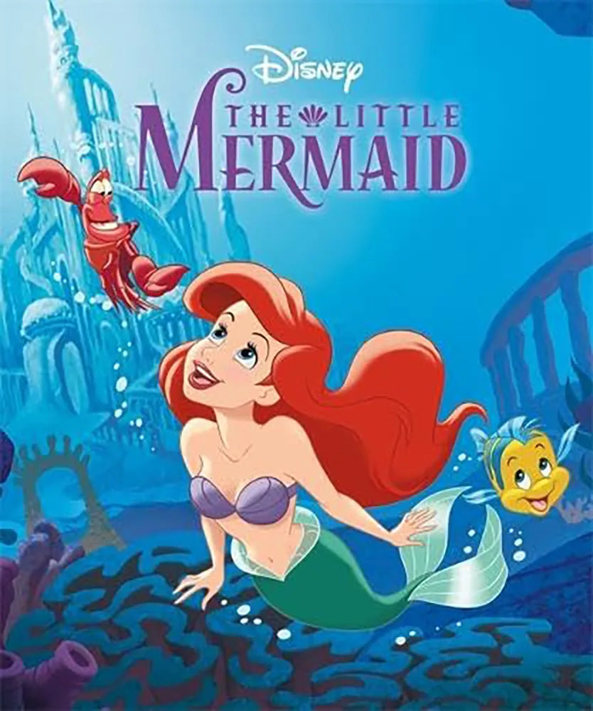 Disney Princess: The Little Mermaid Picture Story Book cover with vibrant Ariel and undersea artwork for children 3+