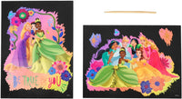 
              Disney Princess Scratch Art posters with tool
            