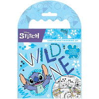 Disney Stitch Carry Along Colouring Set with crayons and sheets