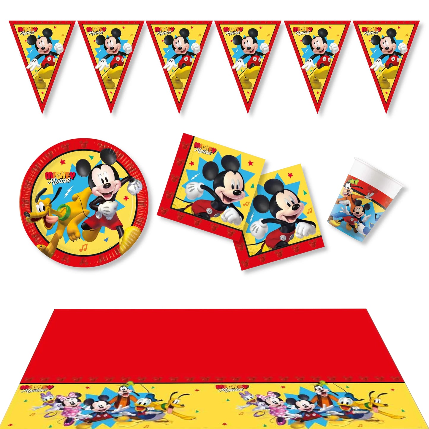 Anila's Mickey Mouse Big Party Pack for 8 people - Anilas UK