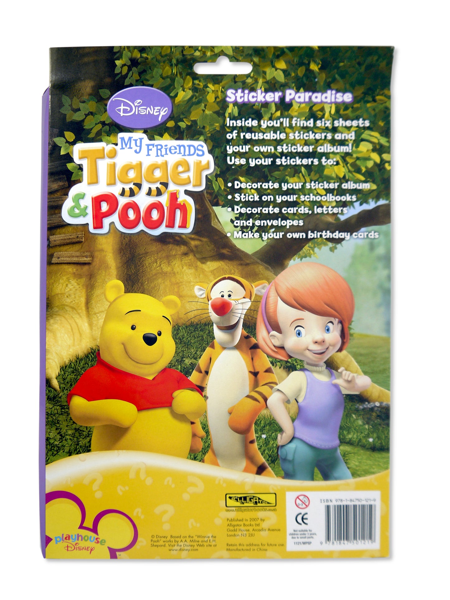 My Friends Tiger And Pooh Sticker Paradise - Anilas UK