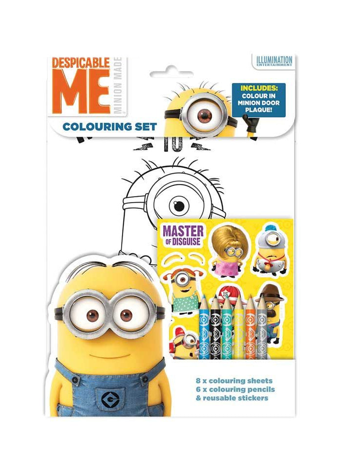 Minions Despicable Me Colouring Set - Anilas UK