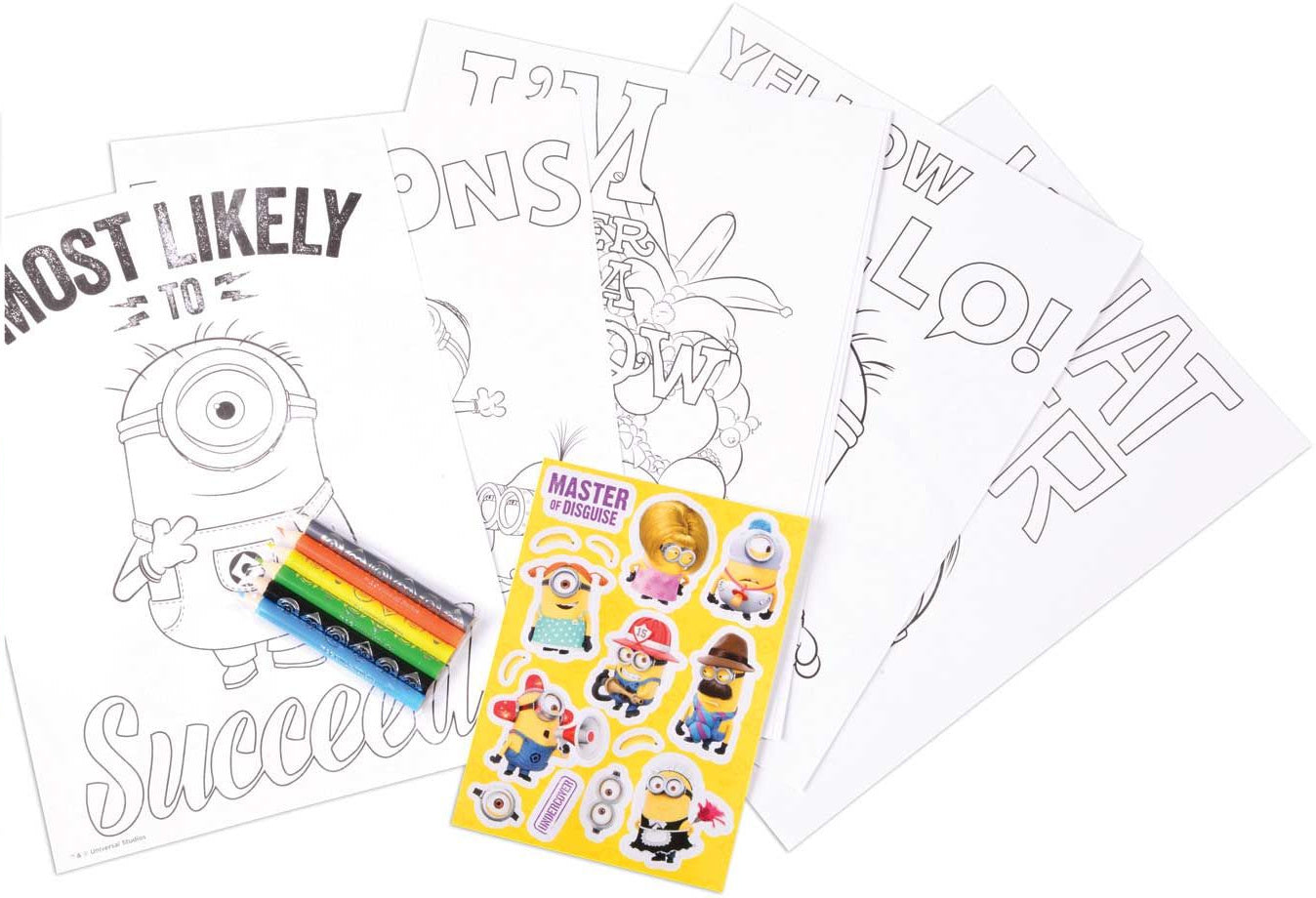 Minions Despicable Me Colouring Set - Anilas UK