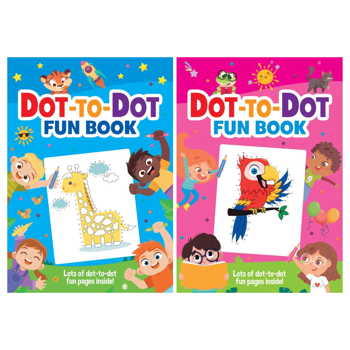 Dot-To-Dot Fun Book (Set of 2) - Anilas UK