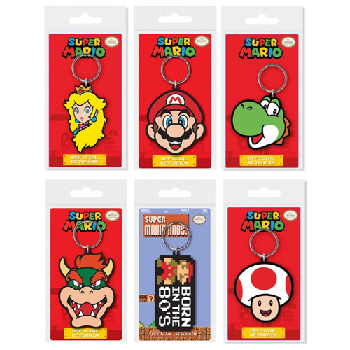 Mario Silicone Keyrings