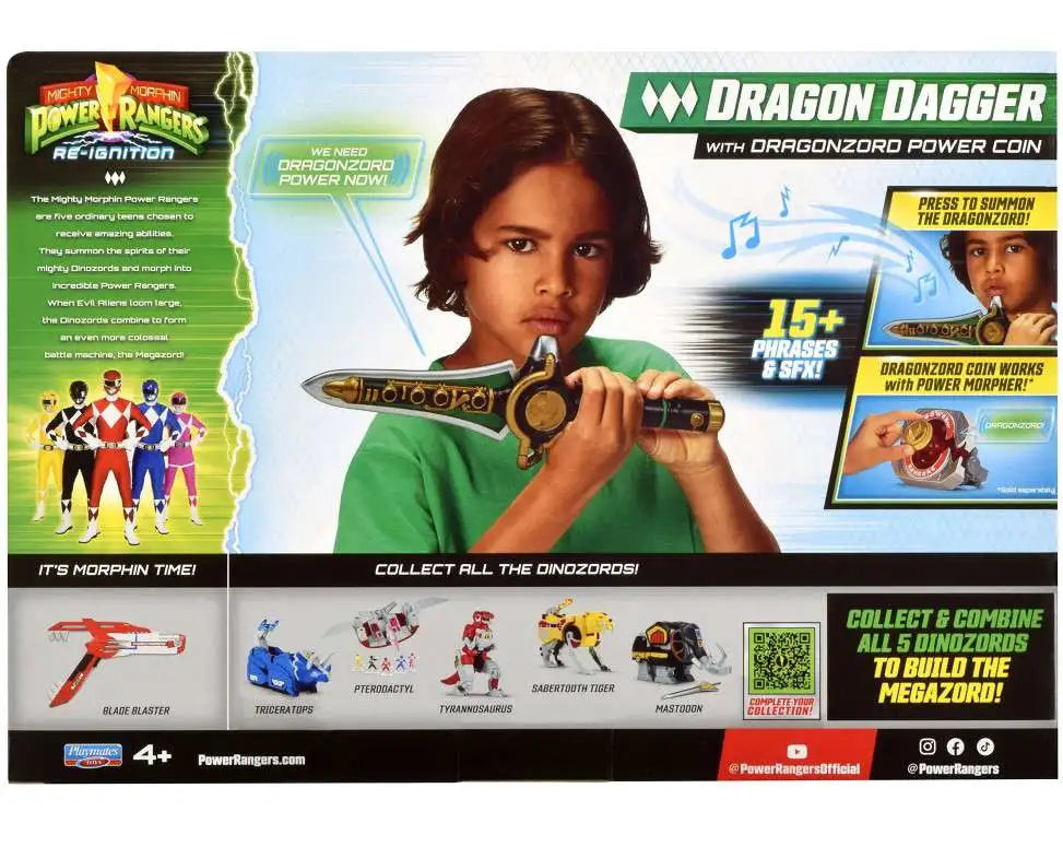 Mighty Morphin Power Rangers Green Dagger Flute - Anilas UK