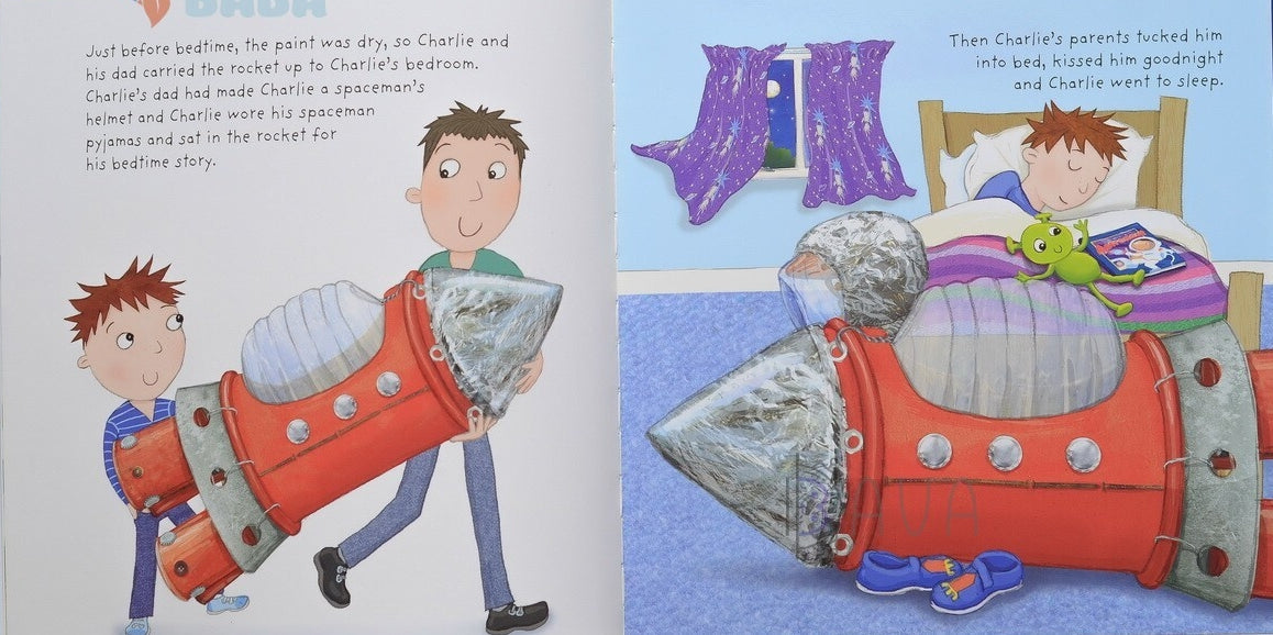 Charlie And The Cheese Monster Children's Picture Story Book - Anilas UK