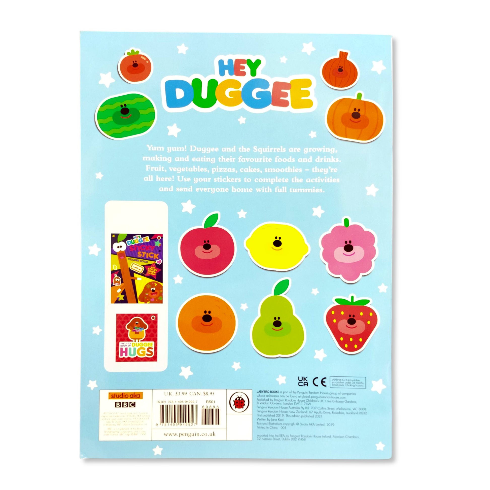 Hey Duggee Super Yummy Sticker Activity Book - Anilas UK