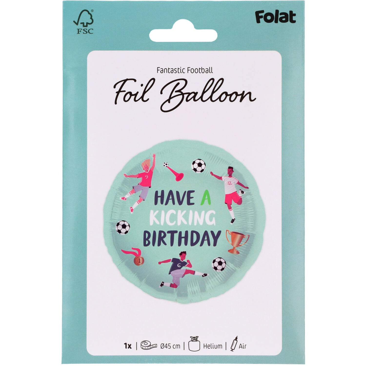 Fantastic Football Foil Party Balloon - (45 cm) - Anilas UK