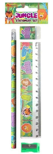 Jungle Four Piece Stationery Set - Anilas UK