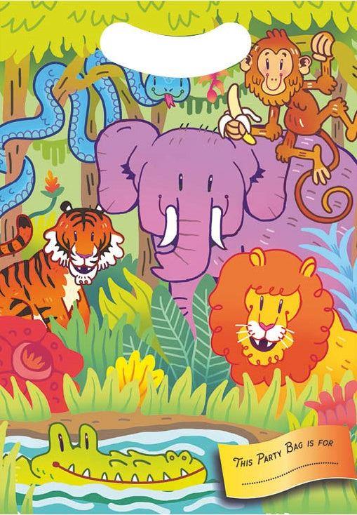 Jungle Party Bag Plastic - Anilas UK