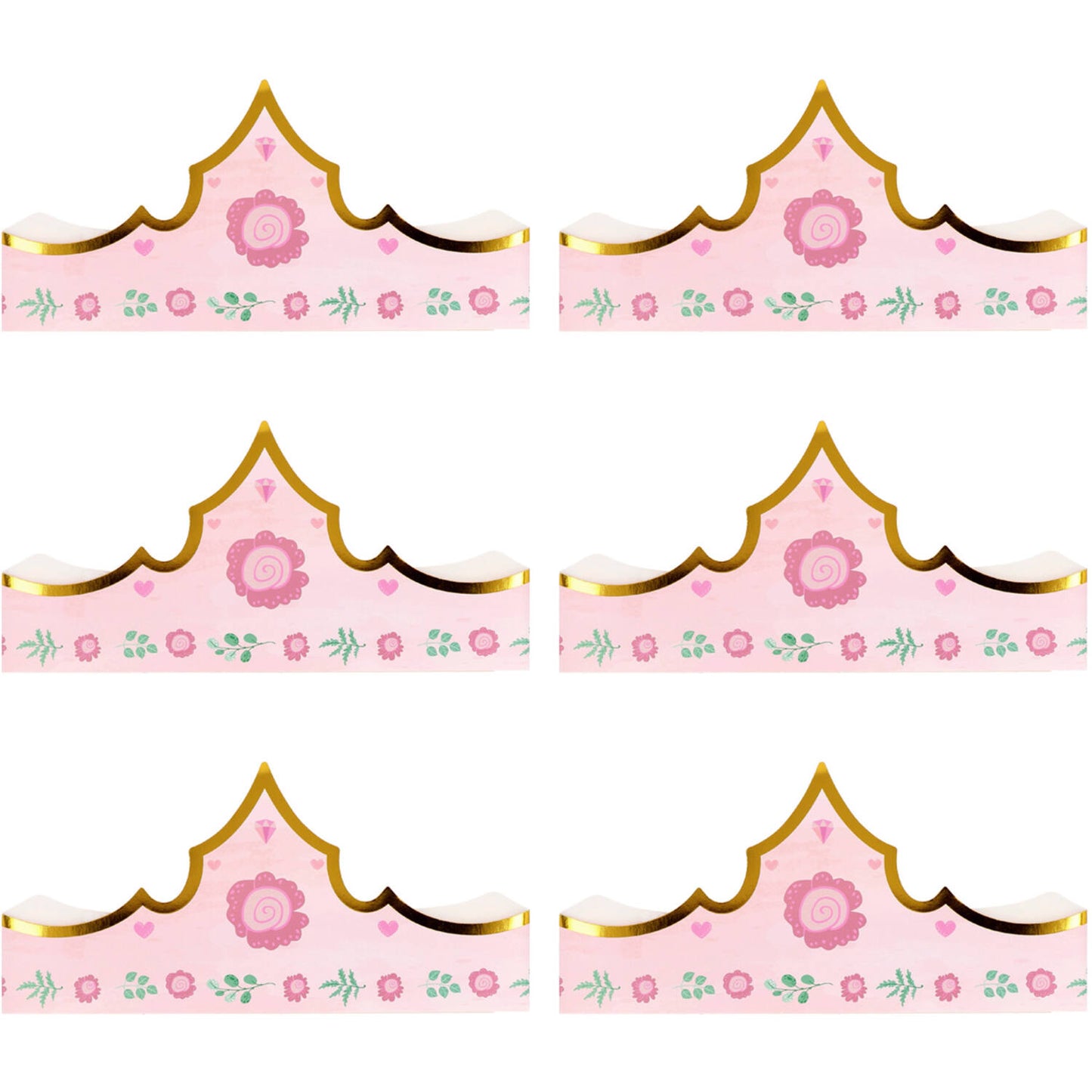 Crowns - Pretty Princess (6 pieces) - Anilas UK