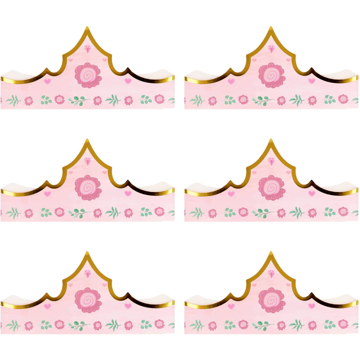 Crowns - Pretty Princess (6 pieces) - Anilas UK