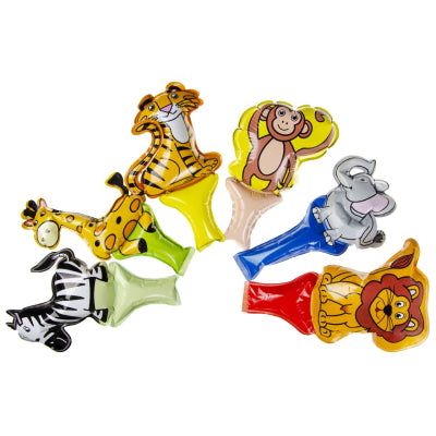 Self Inflating Jungle Animal Balloon Party Bag Toy - Anilas UK
