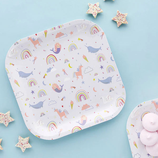 Enchanted Paper Plates (Pack of 8) - Anilas UK