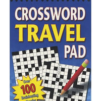 Crossword Travel Pad Puzzle Book - Anilas UK