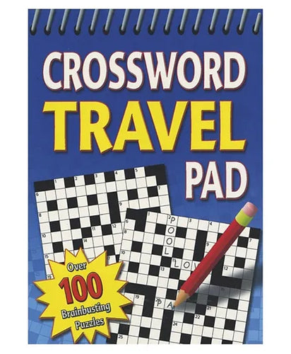 Crossword Travel Pad Puzzle Book - Anilas UK