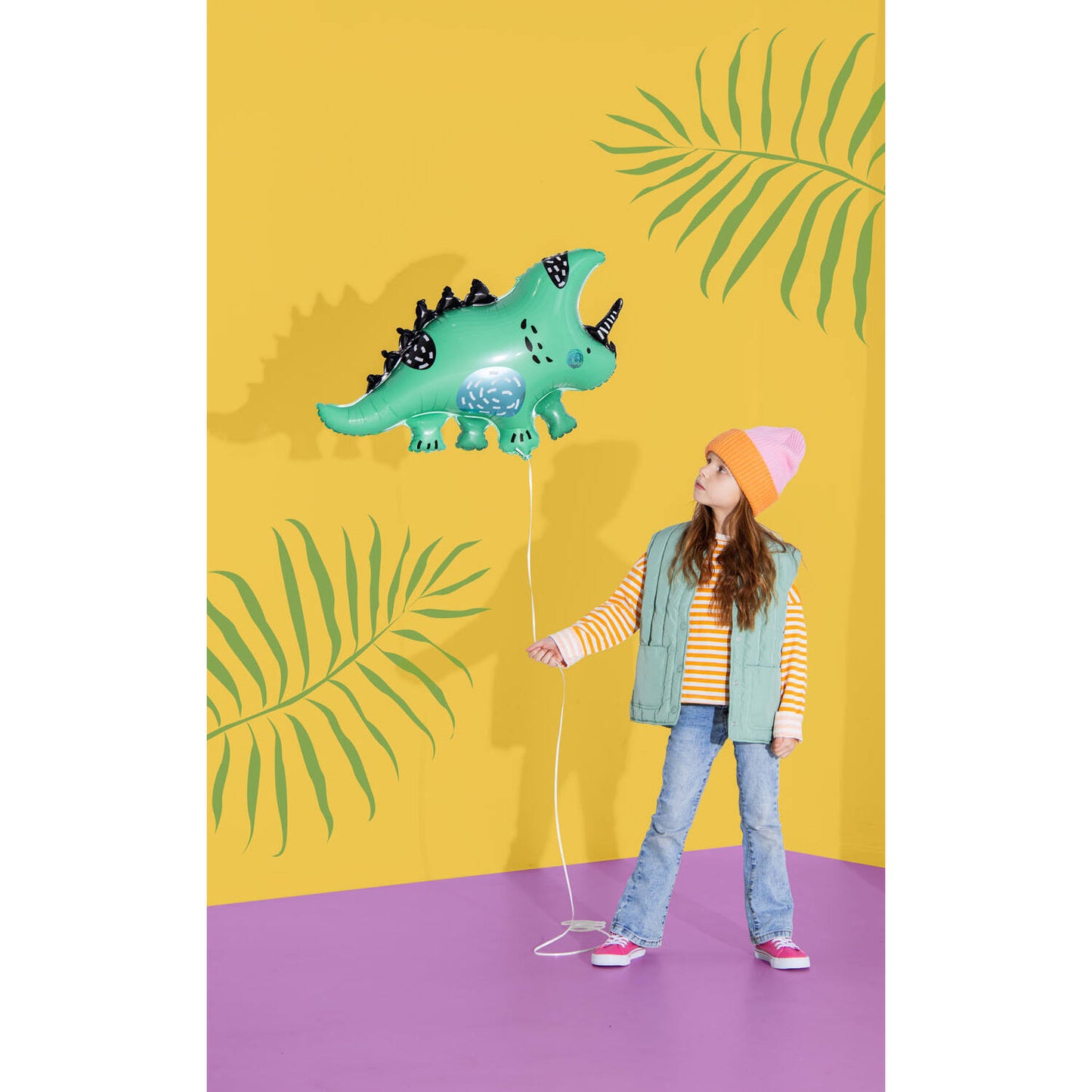 Foil Balloon - Shape - Dino Roars (76x44cm) - Anilas UK