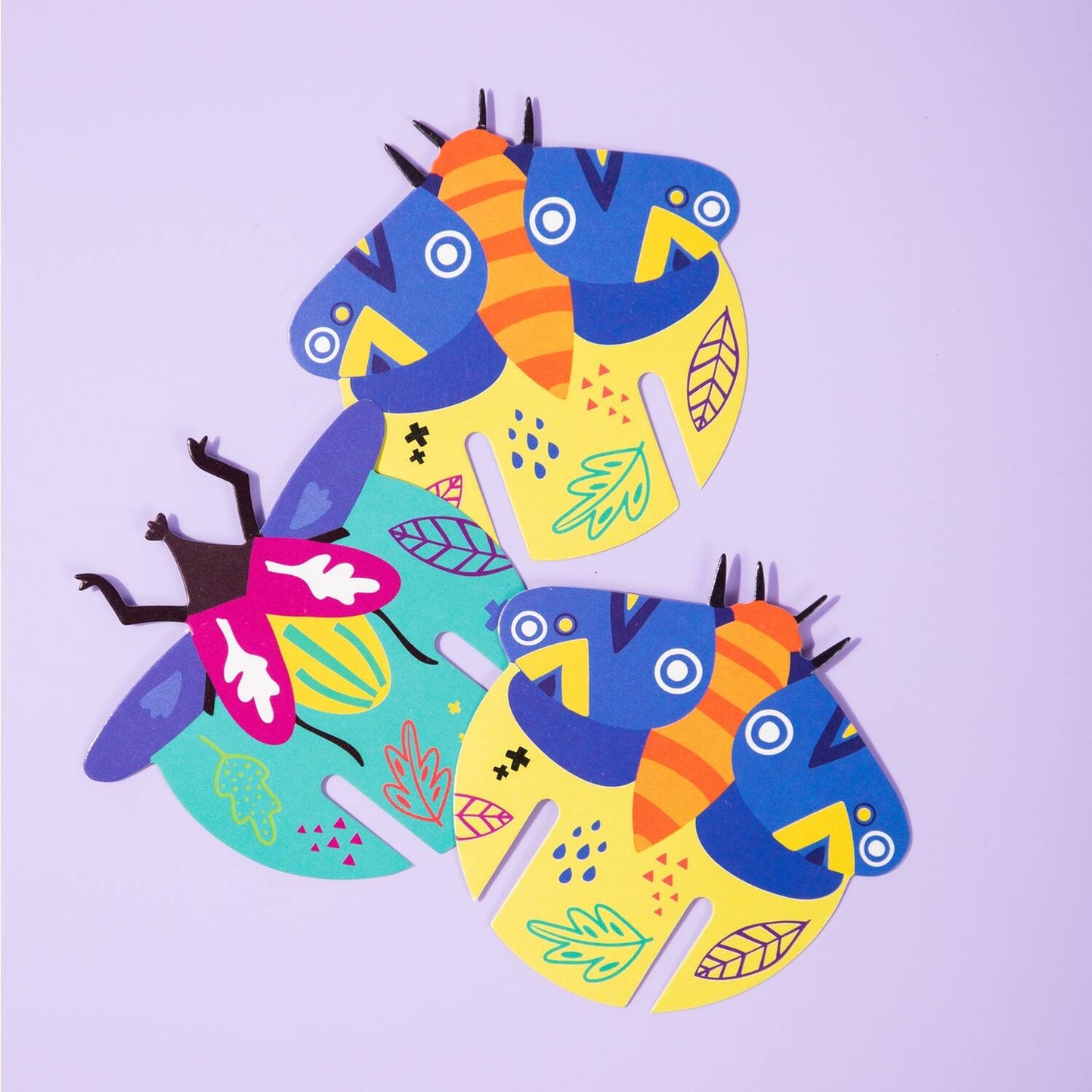 Glass Decoration - Buzzing Bugs (6 pieces) - Anilas UK
