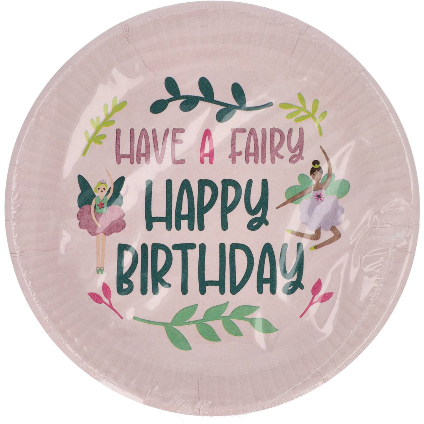 Fabulous Fairy Paper Plates - 23cm (Pack of 8) - Anilas UK