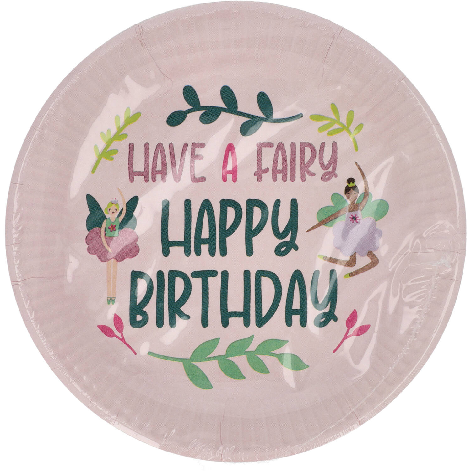 Fabulous Fairy Paper Plates - 23cm (Pack of 8) - Anilas UK