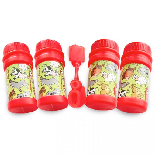 Red Farm Bubble Tub with Wand - Anilas UK