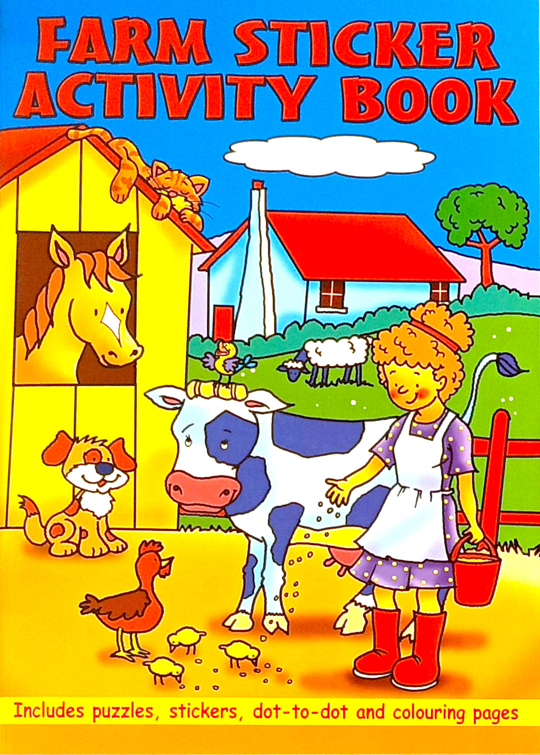 Farm Sticker Activity Book - Anilas UK