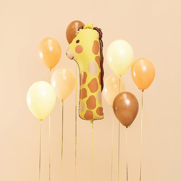 Giraffe Number 1 Foil Balloon, 93cm - Anilas UK