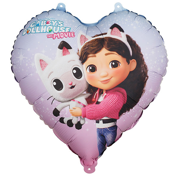 18" Gabby's Dollhouse Heart Shape Foil Balloons