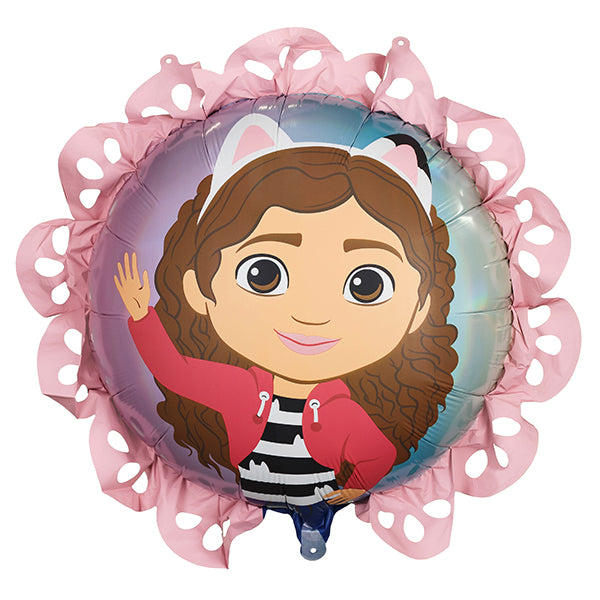 Gabby's Dollhouse Foil With Ruffle Shape Balloons