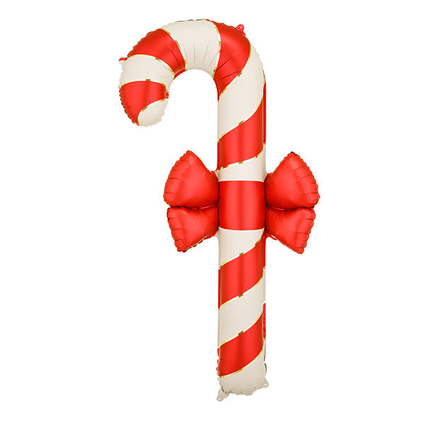 Candy Cane With Bow Shape Foil Balloons (70 x 131.5 cm)