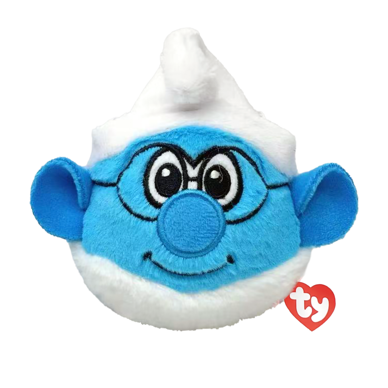 TY Beanie Bouncers -The Smurfs- Brainy