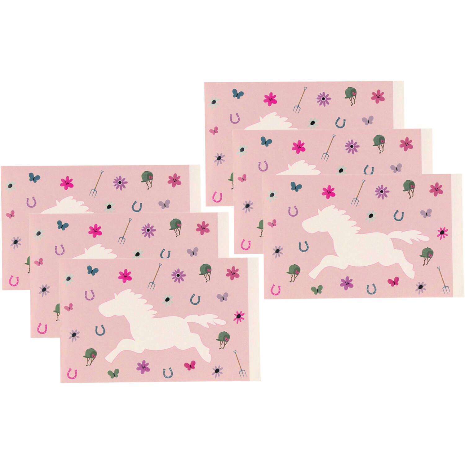 Bubbles Soap Sticker - Happy Horse (6 pieces) - Anilas UK