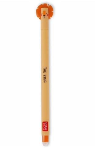 Lion Erasable Pen with Orange Ink - Anilas UK