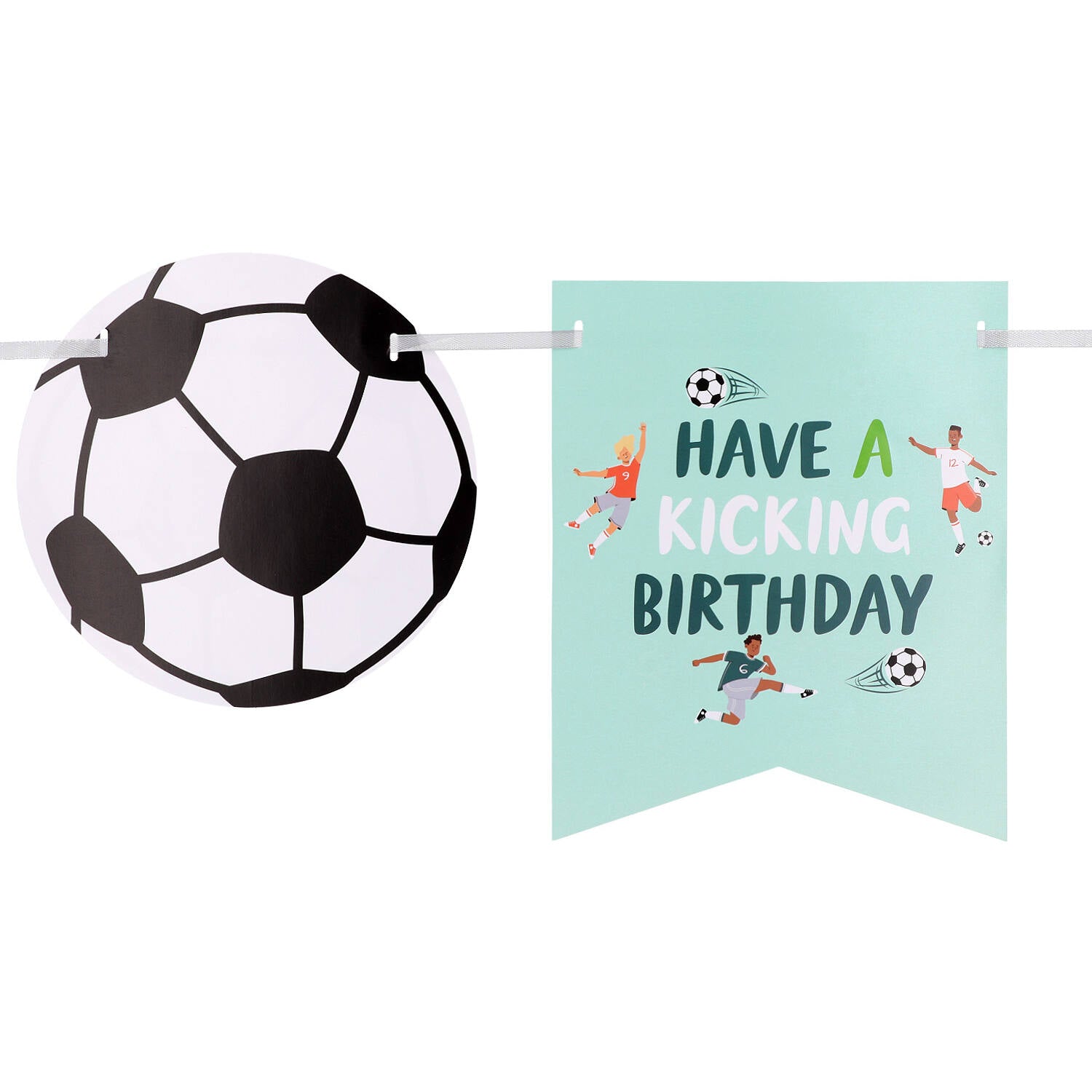 Fantastic Football "Happy Birthday" Banner - Anilas UK
