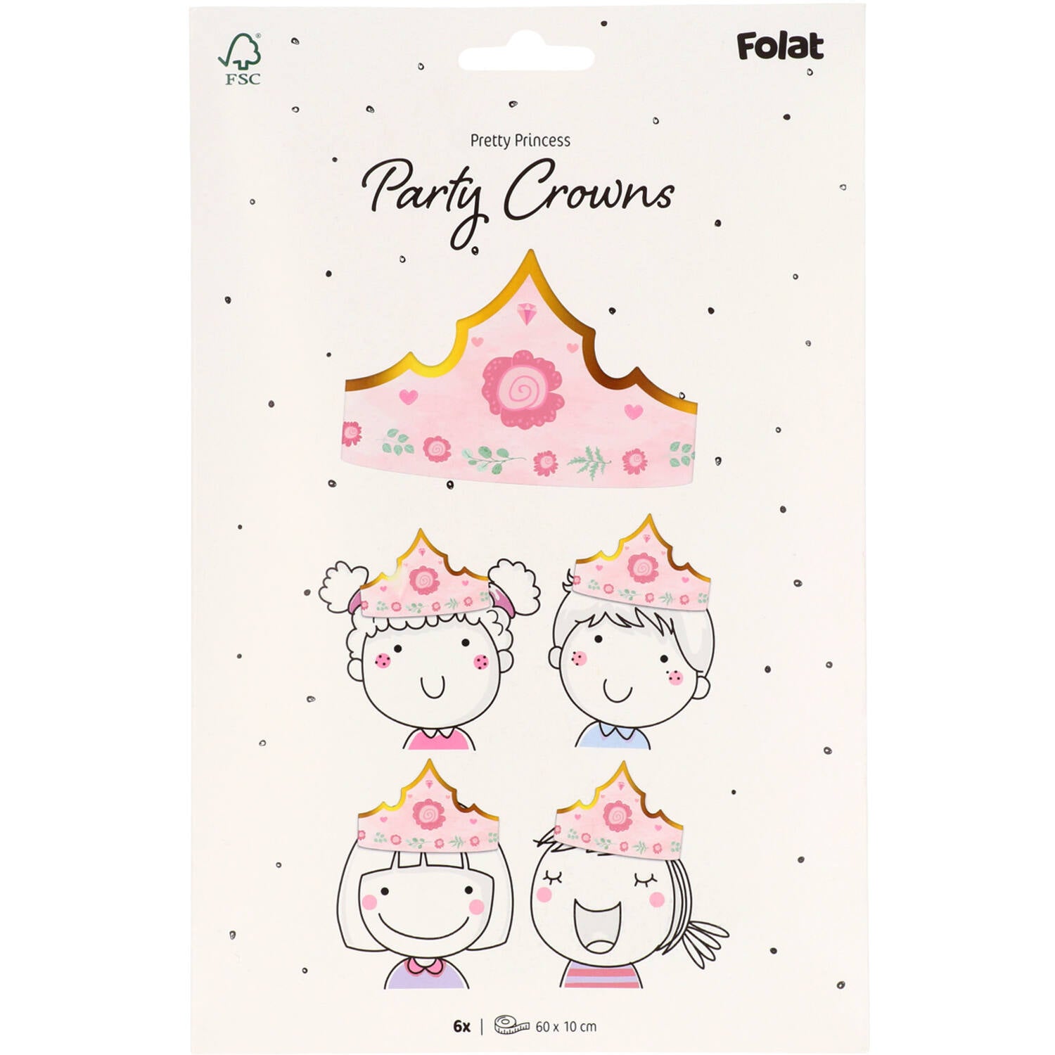 Crowns - Pretty Princess (6 pieces) - Anilas UK
