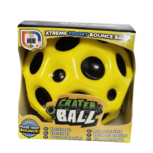 Fidget Crater Ball in bright blue, durable for outdoor play