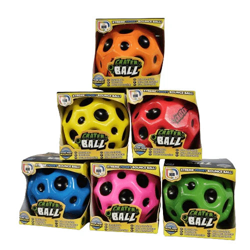 Fidget Crater Ball in lively green, perfect for group games