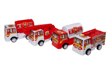 Fire Truck Toy with Bag, 9 x 4 x 6.5 cm, Plastic, for Kids’ Parties